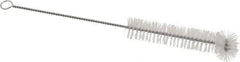 PRO-SOURCE - 3/4" Diam Nylon Tube Brush - 9" OAL, 3-1/2" Head Length, Wire Handle - Makers Industrial Supply