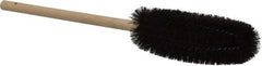 PRO-SOURCE - 3" Diam Bristle Tube Brush - 16" OAL, 6" Head Length, Wood Handle - Makers Industrial Supply