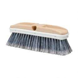 PRO-SOURCE - 10" OAL, Vehicle Wash Brush - Gray Plastic Bristles - Makers Industrial Supply