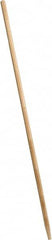 PRO-SOURCE - 54 x 1-1/8" Wood Handle for Push Brooms - Tapered Connection, Tan - Makers Industrial Supply