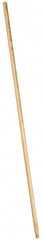 PRO-SOURCE - 54 x 15/16" Wood Handle for Push Brooms - Threaded Connection, Tan - Makers Industrial Supply