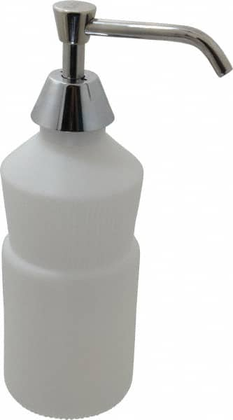 Value Collection - 34 oz Liquid Soap Dispenser Hardware - Plastic, Hanging, Chrome - Makers Industrial Supply