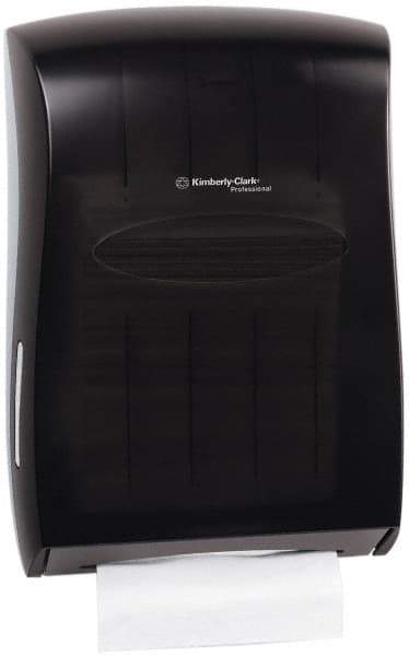 Kimberly-Clark Professional - Hands Free, Plastic Paper Towel Dispenser - 18.88" High x 13-1/4" Wide x 5.88" Deep, 2-1/2 Sleeves, Smoke (Color) - Makers Industrial Supply