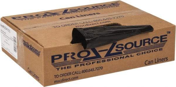 PRO-SOURCE - 0.6 mil Thick, Household/Office Trash Bags - 30" Wide x 36" High, Black - Makers Industrial Supply