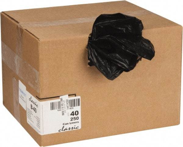 PRO-SOURCE - 0.65 mil Thick, Household/Office Trash Bags - 33" Wide x 39" High, Black - Makers Industrial Supply