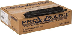 PRO-SOURCE - 0.8 mil Thick, Household/Office Trash Bags - 43" Wide x 48" High, Black - Makers Industrial Supply