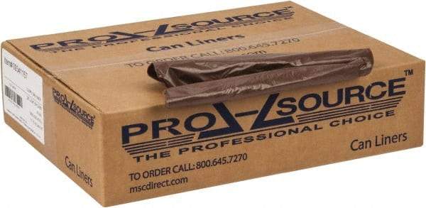 PRO-SOURCE - 0.8 mil Thick, Household/Office Trash Bags - 38" Wide x 58" High, Black - Makers Industrial Supply