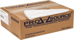 PRO-SOURCE - 0.63 mil Thick, Household/Office Trash Bags - 43" Wide x 48" High, Clear - Makers Industrial Supply