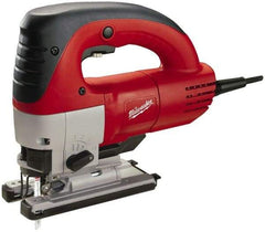 Milwaukee Tool - 6.5 Amp, 3,000 SPM, 1 Inch Stroke Length, Electric Jigsaw - 120V, 12.67 Ft. Cord Length, 45° Cutting Angle - Makers Industrial Supply