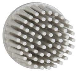 3M - 1" 120 Grit Ceramic Straight Disc Brush - Fine Grade, Type R Quick Change Connector, 5/8" Trim Length - Makers Industrial Supply