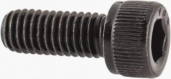 Value Collection - #10-32 UNF Hex Socket Drive, Socket Cap Screw - Alloy Steel, Black Oxide Finish, Fully Threaded, 1/2" Length Under Head - Makers Industrial Supply