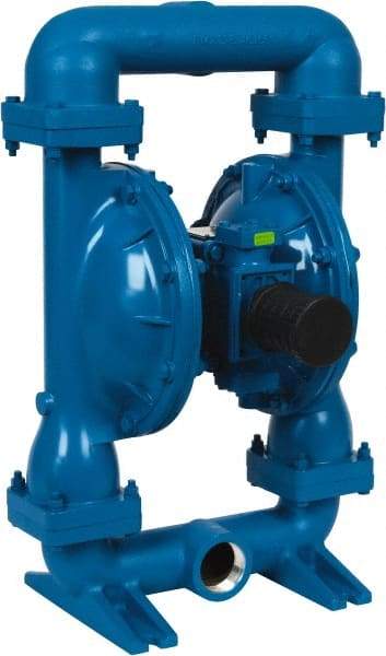 SandPIPER - 2" NPT, Metallic, Air Operated Diaphragm Pump - Buna Diaphragm, Aluminum Housing - Makers Industrial Supply