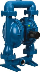 SandPIPER - 2" NPT, Metallic, Air Operated Diaphragm Pump - Santoprene Diaphragm, Aluminum Housing - Makers Industrial Supply