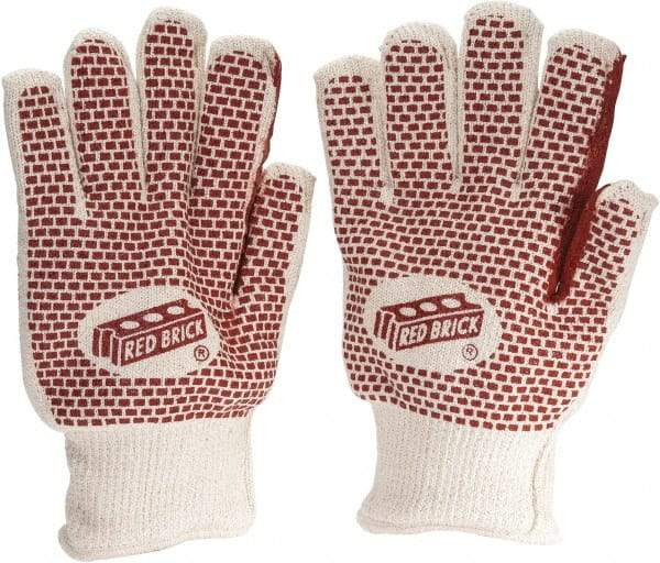 MCR Safety - Size L (9) Nitrile Coated Terry General Protection Work Gloves - For General Purpose, Knit Wrist Cuff, Full Fingered, Natural/White, Paired - Makers Industrial Supply