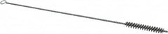 Schaefer Brush - 3" Long x 1/2" Diam Stainless Steel Long Handle Wire Tube Brush - Single Spiral, 15" OAL, 0.006" Wire Diam, 0.17" Shank Diam - Makers Industrial Supply