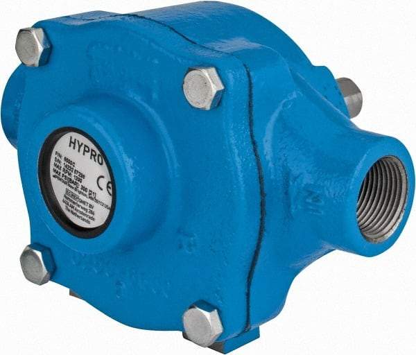 Pentair - 6-Roller Pump, Cast Iron Housing Material, Roller Spray Pump Only - 3/4 Inch Inlet Size, 3/4 Inch Outlet Size, 300 psi Max Working Pressure, 1200 Max RPM, Viton, Lip, 416 Stainless Steel, NPT - Makers Industrial Supply