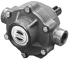 Pentair - ODP Motor, 208-230/460 Volt, 3 Phase, 1 HP, Cast Iron Straight Pump - 1-1/4 Inch Inlet, 1 Inch Outlet, 58 Max Head psi, Bronze Impeller, Cast Iron Shaft, Buna-N Seal, 58 Ft. Shut Off - Makers Industrial Supply