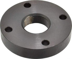 Keystone Threaded Products - 1-18 Int Thread, 3/4" Bar Diam, 2.63" Flange OD x 0.53" Thickness Precision Acme Mounting Flange - 4 Mounting Holes, Black Oxide Finish, Carbon Steel - Makers Industrial Supply