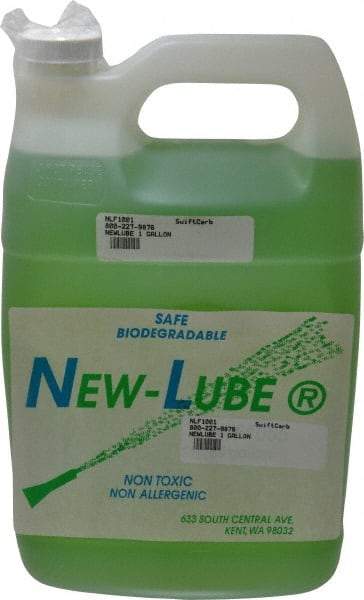 Superbee - New-Lube, 1 Gal Bottle Cutting Fluid - Water Soluble, For Cleaning - Makers Industrial Supply