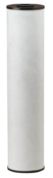 Pentair - 4-1/2" OD, Iron Reduction Resin Cartridge Filter - 20" Long, Reduces Tastes & Iron - Makers Industrial Supply