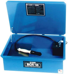 Build-All - Bench Top Solvent-Based Parts Washer - 5 Gal Max Operating Capacity, Steel Tank, 120 Input Volts - Makers Industrial Supply