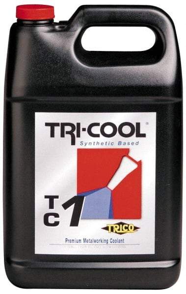 Trico - Tri-Cool TC-1, 1 Gal Bottle Cutting Fluid - Synthetic, For Broaching, Grinding, Machining, Tapping - Makers Industrial Supply