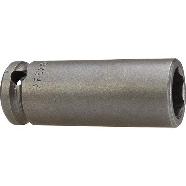 Apex - Impact Sockets Drive Size (Inch): 3/8 Size (Inch): 7/16 - Makers Industrial Supply