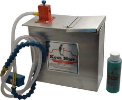 Kool Mist - 1 Outlet, 1 Gal Tank Capacity, Stainless Steel Tank Mist Coolant System - 4' Coolant Line Length, 18" Hose Length, 5/16" Nozzle Diam - Makers Industrial Supply