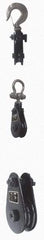 Value Collection - 8, 800 Lbs. Load Limit, Side Release Snatch Block - Single Sheave, 4-1/2 Inch Outside Diameter, Wire Rope, 3/8 Inch Diameter, Steel - Makers Industrial Supply