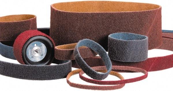 Standard Abrasives - 1/2" Wide x 12" OAL, 40 Norax Grit, Aluminum Oxide Abrasive Belt - Aluminum Oxide, Coarse, Nonwoven - Makers Industrial Supply