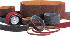 Standard Abrasives - 1/2" Wide x 18" OAL, 240 Norax Grit, Aluminum Oxide Abrasive Belt - Aluminum Oxide, Very Fine, Nonwoven - Makers Industrial Supply