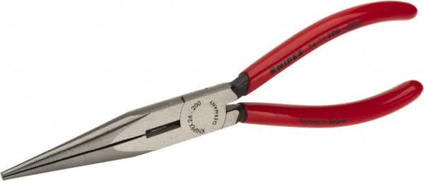 Knipex - 8" OAL, Side Cutting Pliers - Standard Jaw, Snipe Nose with Cut Head - Makers Industrial Supply