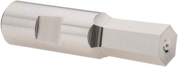 Hassay-Savage - 6mm Hexagon Rotary Broach - 3/8" Depth of Cut, 0.315" Shank - Makers Industrial Supply