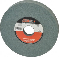 Camel Grinding Wheels - 7" Diam x 1-1/4" Hole x 1" Thick, I Hardness, 80 Grit Surface Grinding Wheel - Silicon Carbide, Type 5, Medium Grade, 3,760 Max RPM, Vitrified Bond, One-Side Recess - Makers Industrial Supply