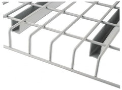 Nashville Wire - 34" Wide, 1-1/2" High, Open Shelving Welded Wire Decking - Steel, 42" Deep, Use with Pallet Racks - Makers Industrial Supply