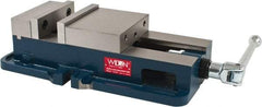 Wilton - 6" Jaw Width, 7-1/2" Jaw Opening Capacity, Horizontal Stationary Machine Vise - Manual Operation, 1 Station, 19-45/64" Long x 6.7" High x 1-3/4" Deep, 2" Jaw Height, 85,000 psi Max Clamp Force, Ductile Alloy - Makers Industrial Supply