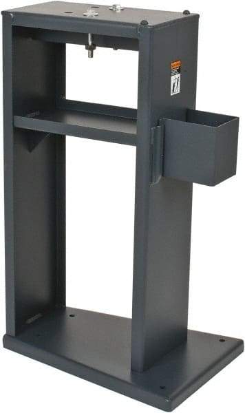 Dake - 18 Inch Long x 24 Inch Wide/Deep x 33 Inch High, Metal Cutting and Forming Machine Stand - For Use with 1-1/2B Arbor Press - Makers Industrial Supply