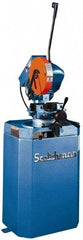 Scotchman - 1 Cutting Speed, 14" Blade Diam, Cold Saw - 1,500 & 3,000 RPM Blade Speed, Floor Machine, 3 Phase, Compatible with Non-Ferrous Material - Makers Industrial Supply