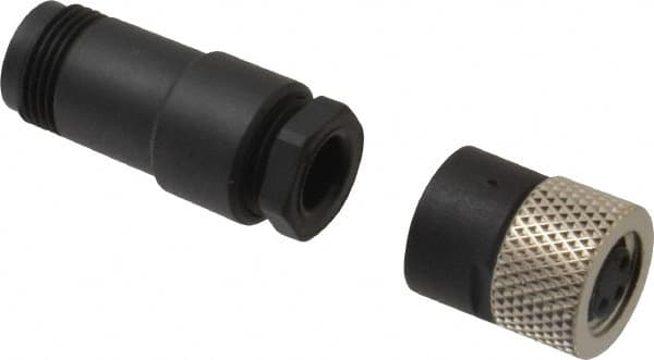 Brad Harrison - 4 Amp, Female Straight Field Attachable Connector Sensor and Receptacle - 60 VAC, 75 VDC, IP67 Ingress Rating - Makers Industrial Supply