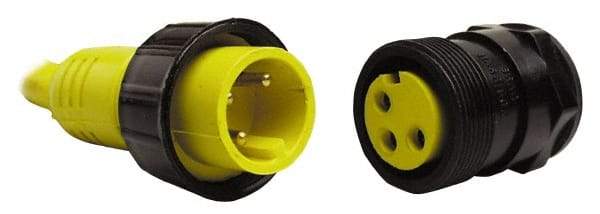 Brad Harrison - 18 Amp, Female Straight Receptacle - IP68 Ingress Rating - Makers Industrial Supply