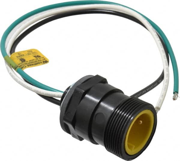 Brad Harrison - 18 Amp, Male Receptacle - IP68 Ingress Rating - Makers Industrial Supply