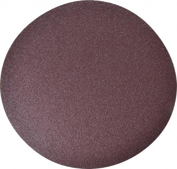 3M - 6" Diam, 80 Grit Aluminum Oxide Adhesive PSA Disc - Medium Grade, Maroon, J Weighted Backing, Flexible, Use with Random Orbital Sanders - Makers Industrial Supply