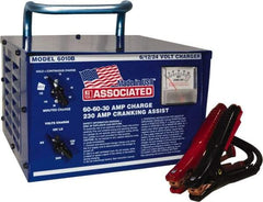 Associated Equipment - 6/12/24 Volt Battery Charger - 60 Amps/60 Amps/30 Amps, 230 Starter Amps - Makers Industrial Supply