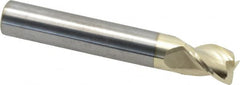 Accupro - 1/2", 3 Flute, Single End, Solid Carbide, 0.02" Corner Radius End Mill - 3" OAL, 37° Helix, Right Hand Flute, 5/8" LOC, Right Hand Cut - Makers Industrial Supply