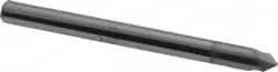 Accupro - 1/8" Diam 2 Flute Single End Solid Carbide Chamfer Mill - Makers Industrial Supply