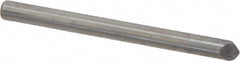 Accupro - 1/8" Diam 2 Flute Single End Solid Carbide Chamfer Mill - Makers Industrial Supply