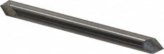 Accupro - 3/16" Diam 2 Flute Double End Solid Carbide Chamfer Mill - Makers Industrial Supply