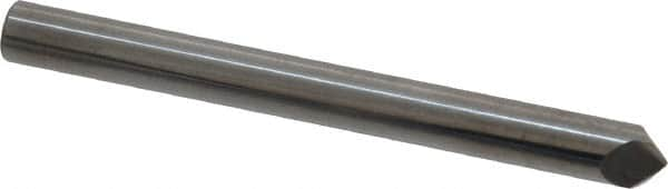 Accupro - 3/16" Diam 2 Flute Single End Solid Carbide Chamfer Mill - Makers Industrial Supply