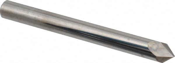 Accupro - 1/4" Diam 2 Flute Single End Solid Carbide Chamfer Mill - Makers Industrial Supply