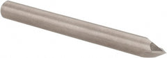 Accupro - 1/4" Diam 2 Flute Single End Solid Carbide Chamfer Mill - Makers Industrial Supply